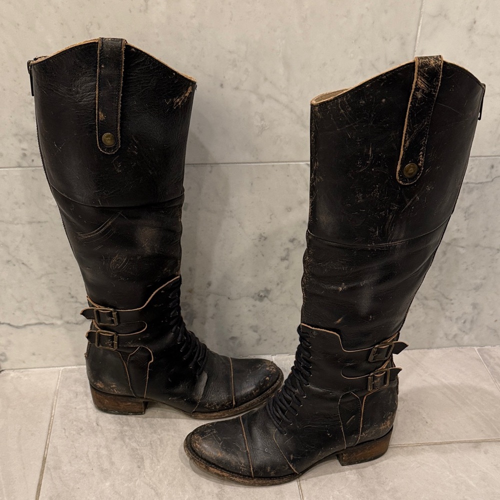 Freebird by Steven Black Lace Up Boots